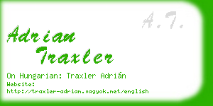 adrian traxler business card
